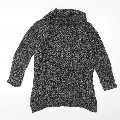 Papaya Womens Grey  Knit Pullover Jumper Size S