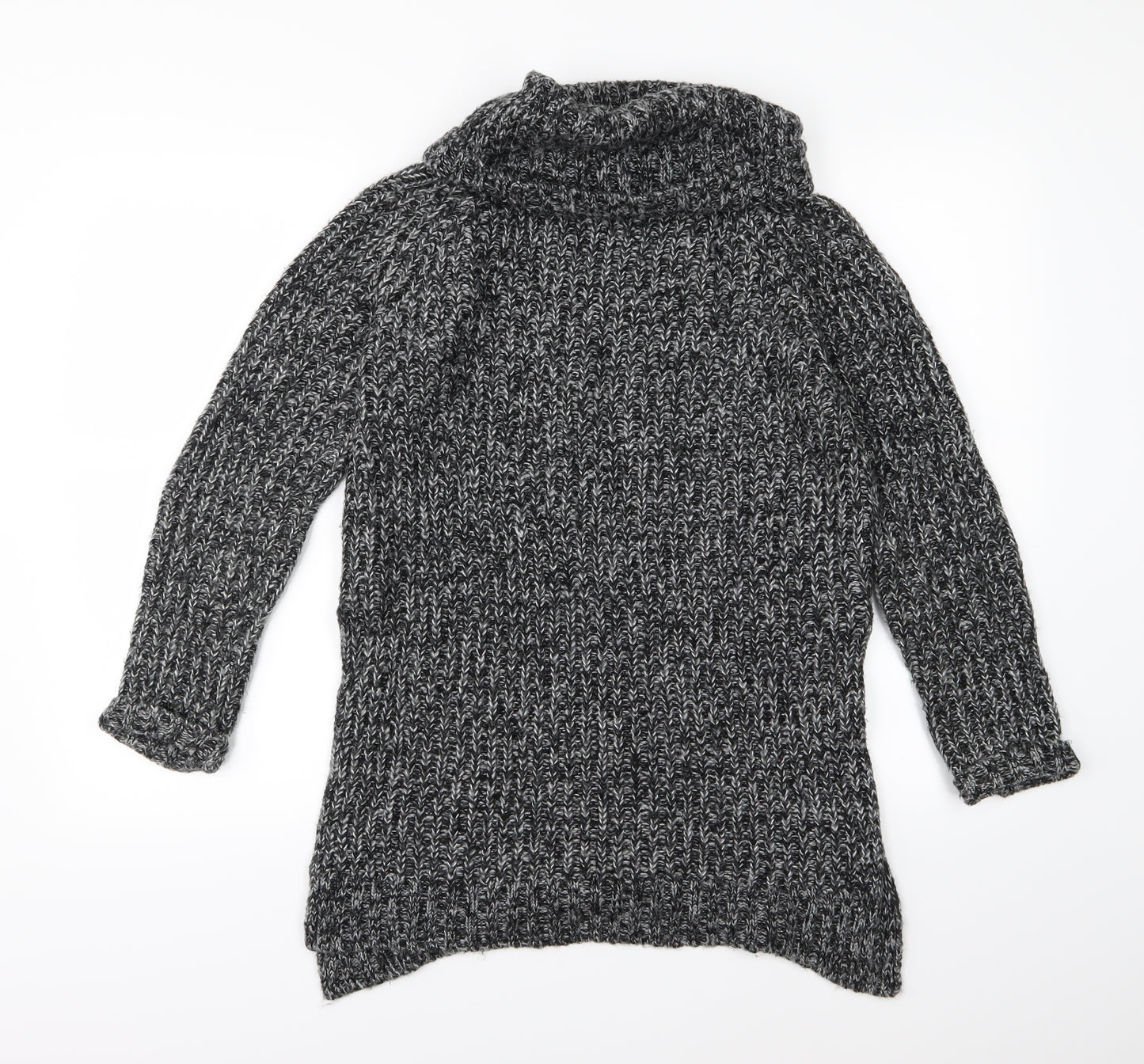 Papaya Womens Grey  Knit Pullover Jumper Size S