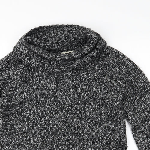 Papaya Womens Grey  Knit Pullover Jumper Size S