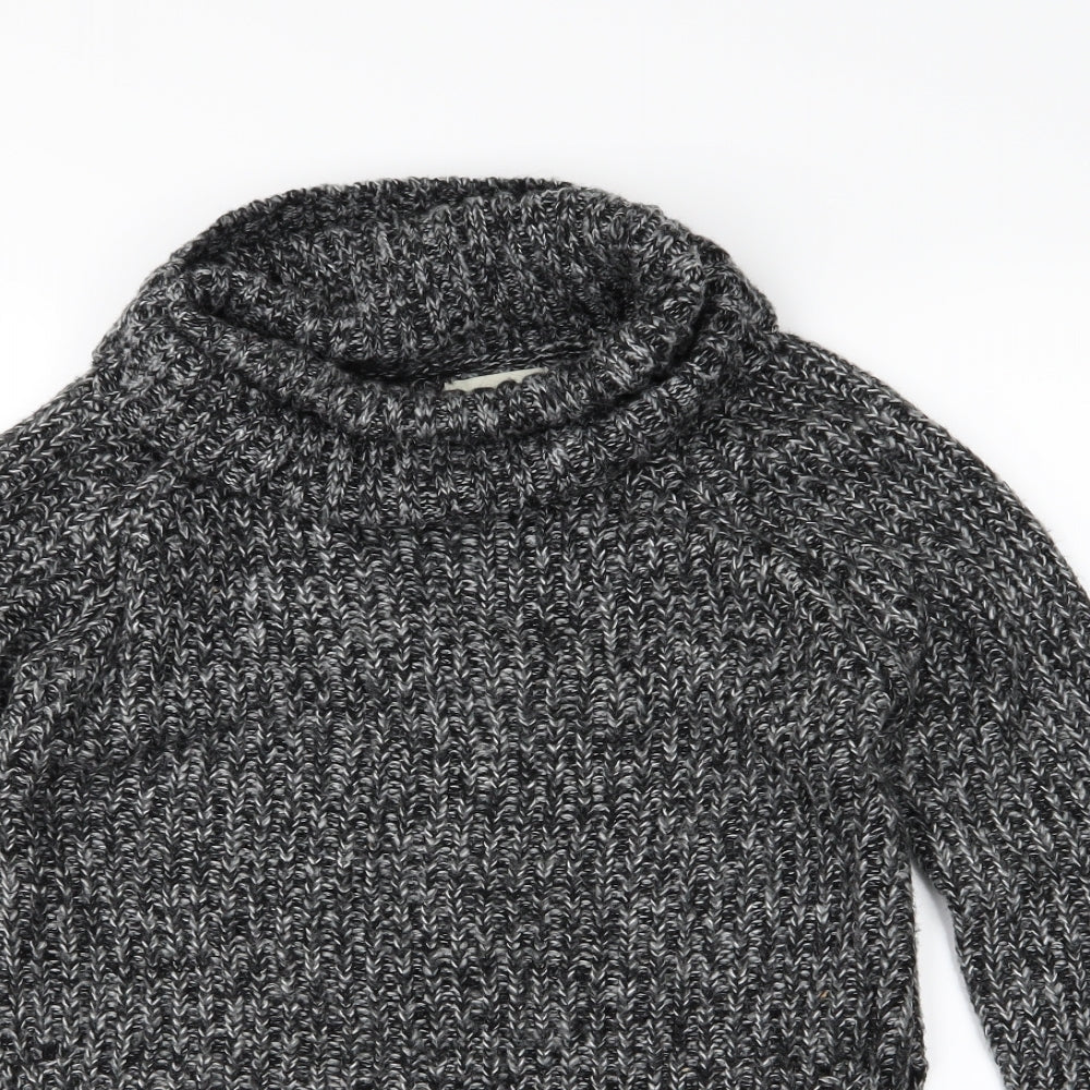 Papaya Womens Grey  Knit Pullover Jumper Size S