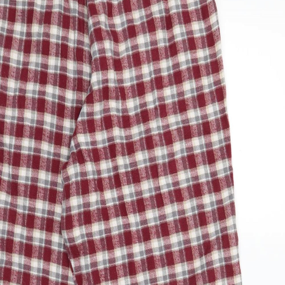 Calvin Klein Mens Red Check   Lounge Pants Size S