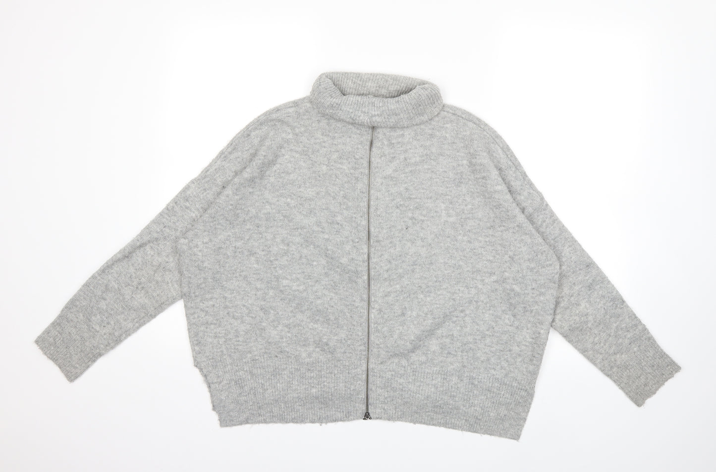 Topshop Womens Grey  Knit Pullover Jumper Size 6