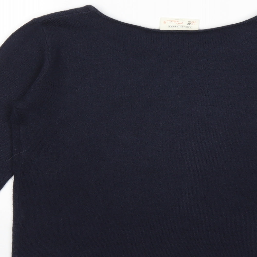 Zara Girls Blue   Pullover Jumper Size 11-12 Years