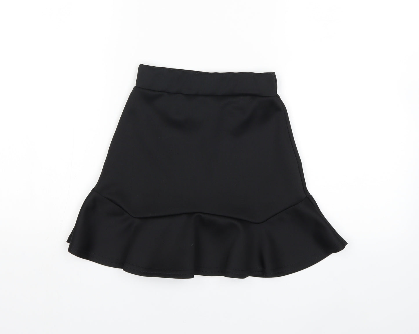 PRETTYLITTLETHING Womens Black   Mini Skirt Size 4