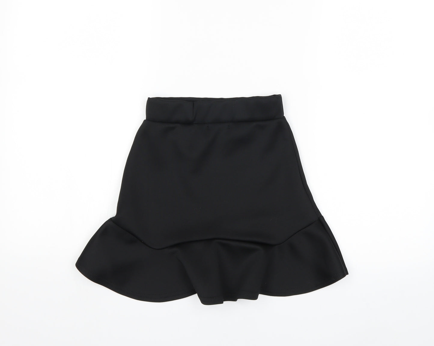 PRETTYLITTLETHING Womens Black   Mini Skirt Size 4