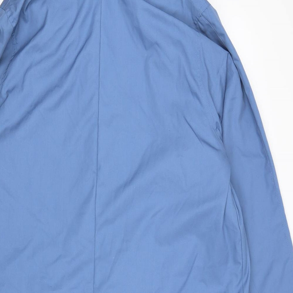 Classic Womens Blue   Overcoat Coat Size 18