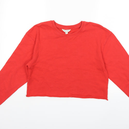 Miss Selfridge Womens Red   Pullover Sweatshirt Size 8