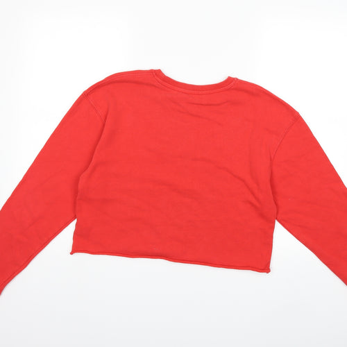 Miss Selfridge Womens Red   Pullover Sweatshirt Size 8