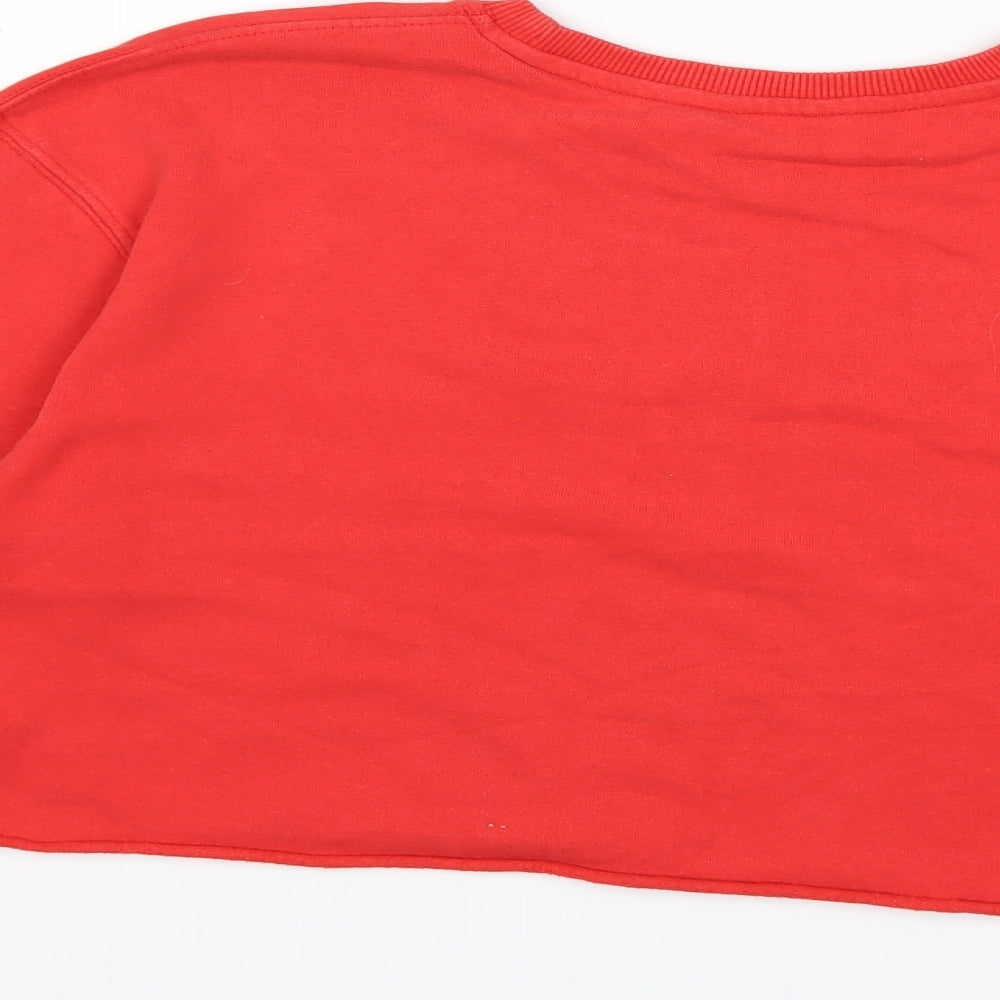 Miss Selfridge Womens Red   Pullover Sweatshirt Size 8