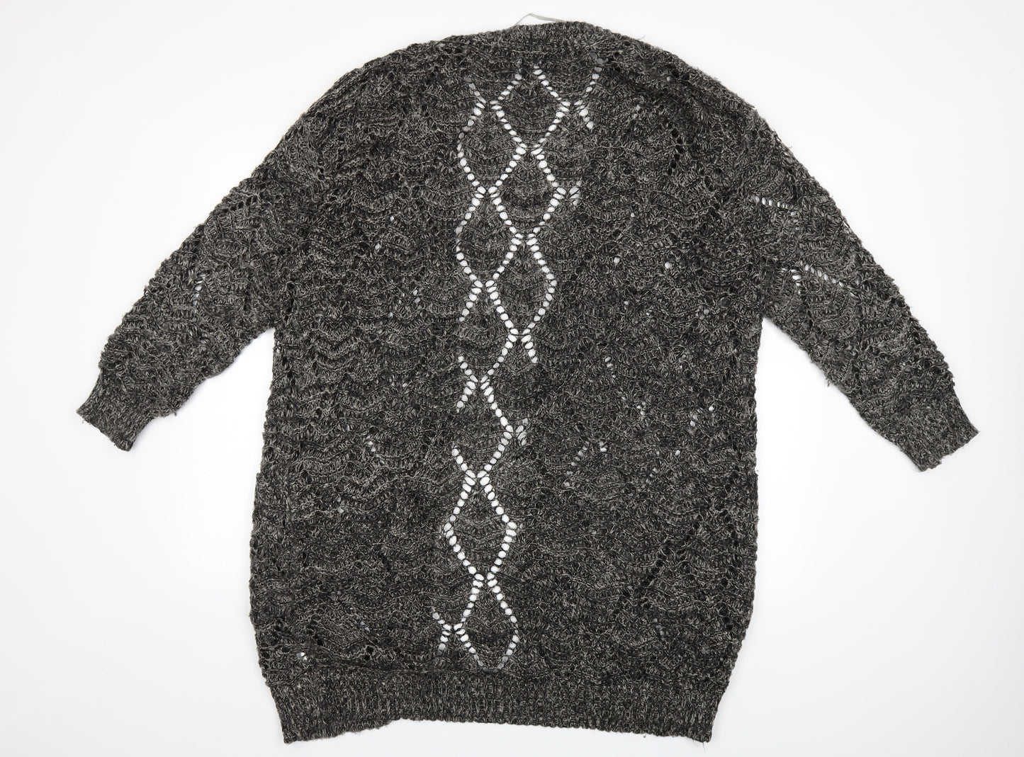 Atmosphere Womens Grey  Knit Cardigan Jumper Size M