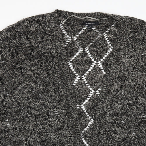 Atmosphere Womens Grey  Knit Cardigan Jumper Size M