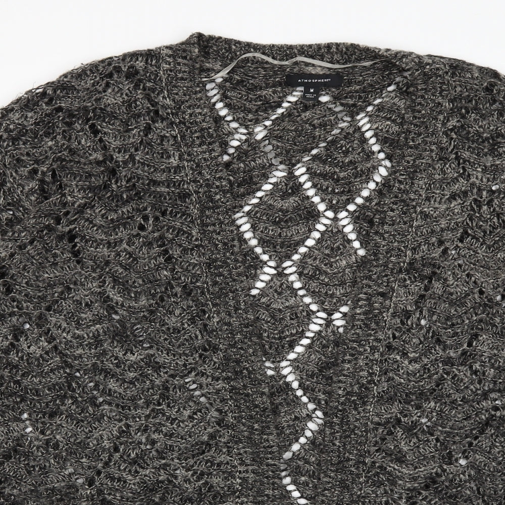 Atmosphere Womens Grey  Knit Cardigan Jumper Size M