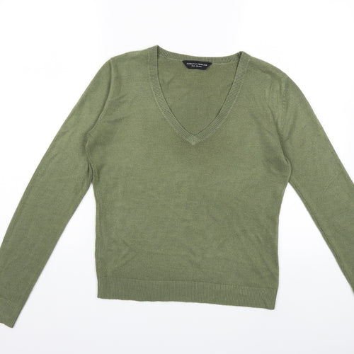 Dorothy Perkins Womens Green  Knit Pullover Jumper Size 12