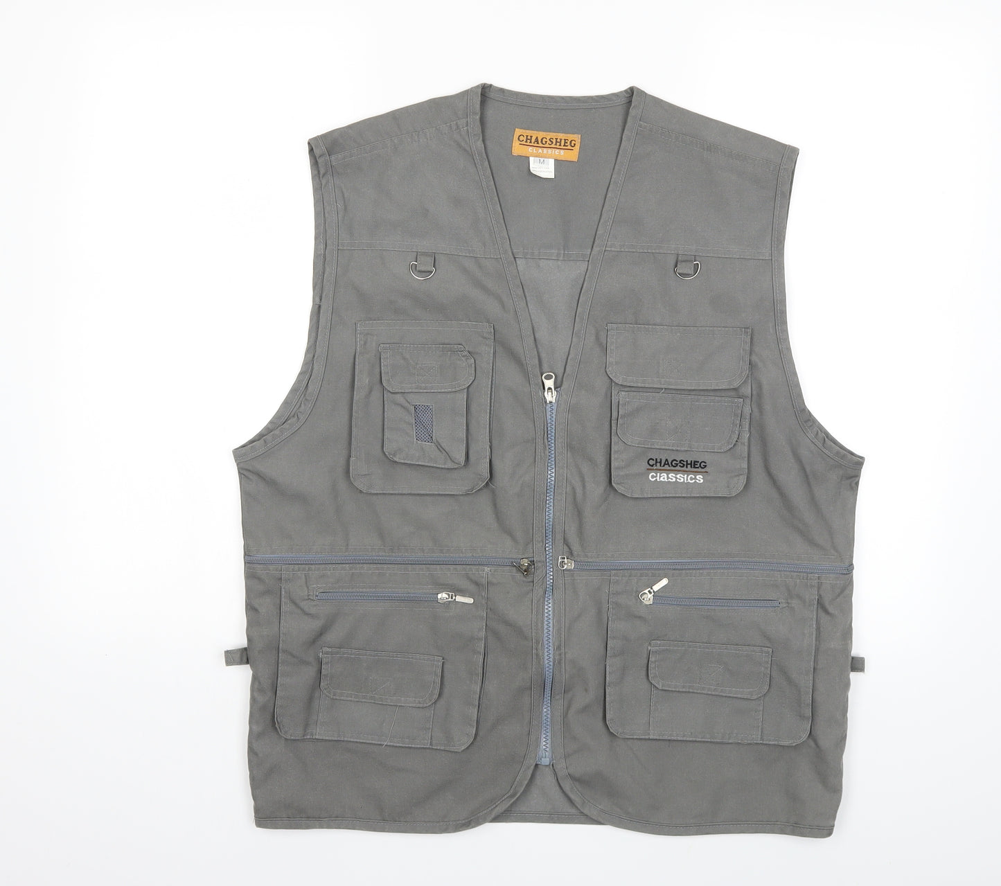 Chagsheg Mens Grey   Gilet Jacket Size M