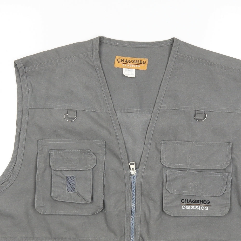 Chagsheg Mens Grey   Gilet Jacket Size M