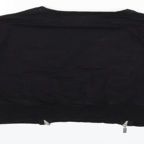 Select Girls Black   Pullover Sweatshirt Size 12 Years
