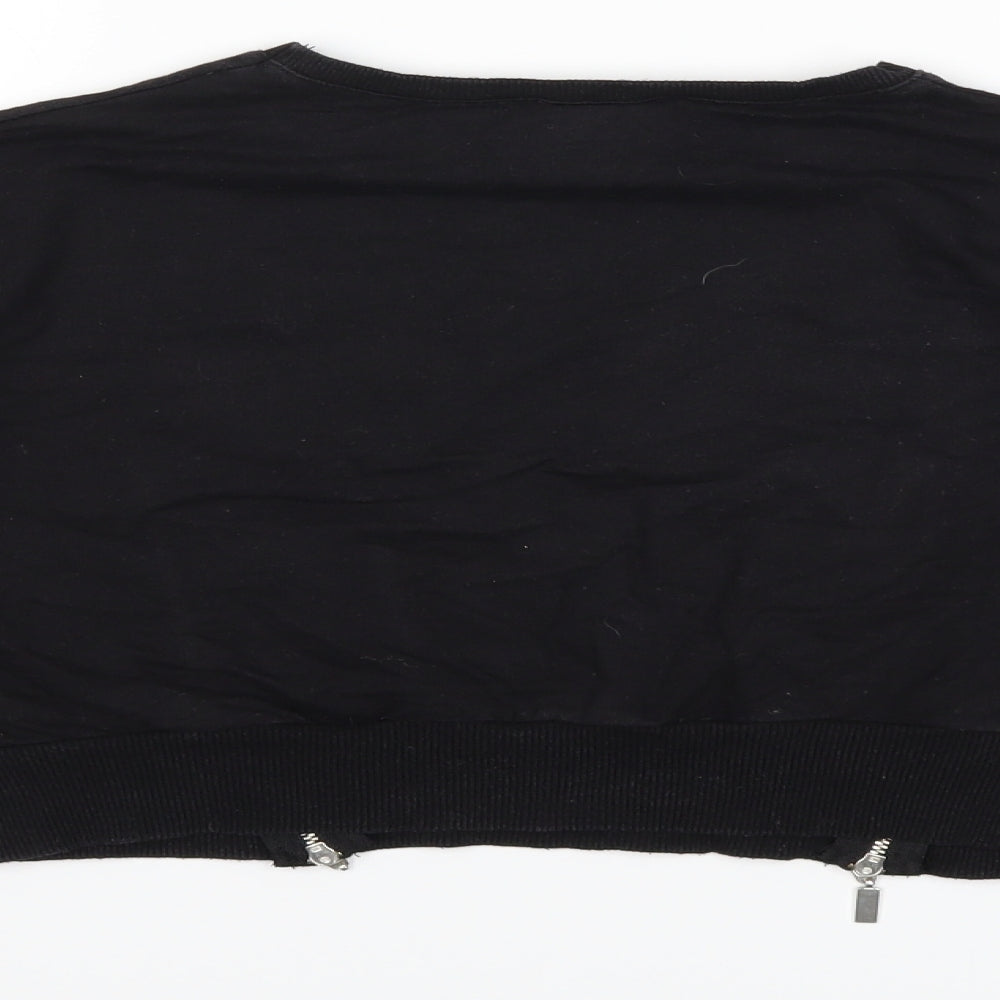 Select Girls Black   Pullover Sweatshirt Size 12 Years