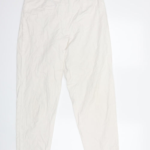 Preworn Womens White   Trousers  Size 28 in L30 in