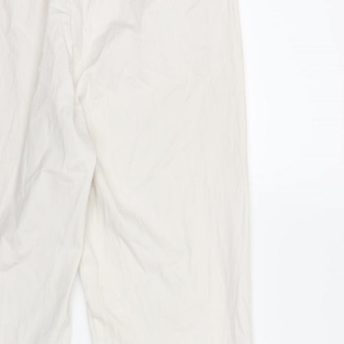 Preworn Womens White   Trousers  Size 28 in L30 in