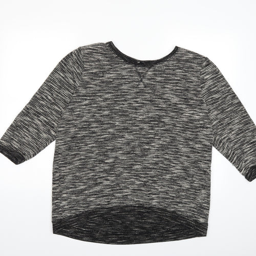 H&M Womens Black   Pullover Sweatshirt Size L