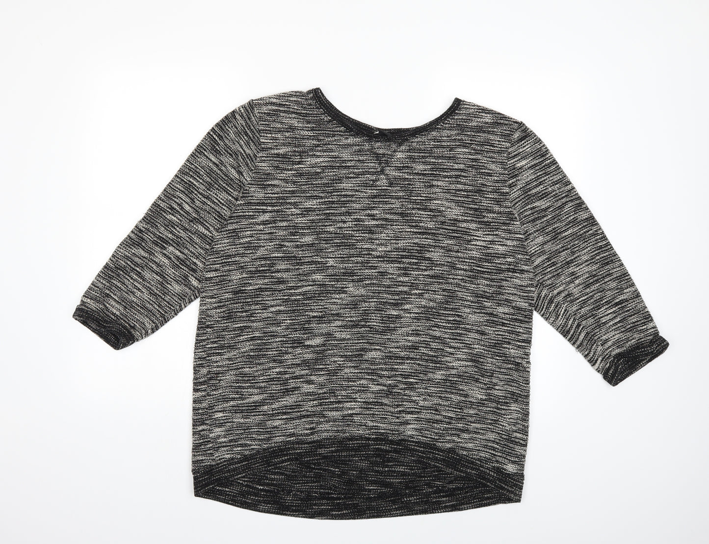 H&M Womens Black   Pullover Sweatshirt Size L