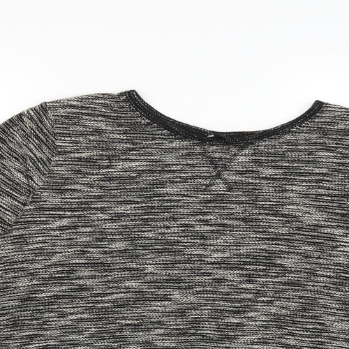 H&M Womens Black   Pullover Sweatshirt Size L