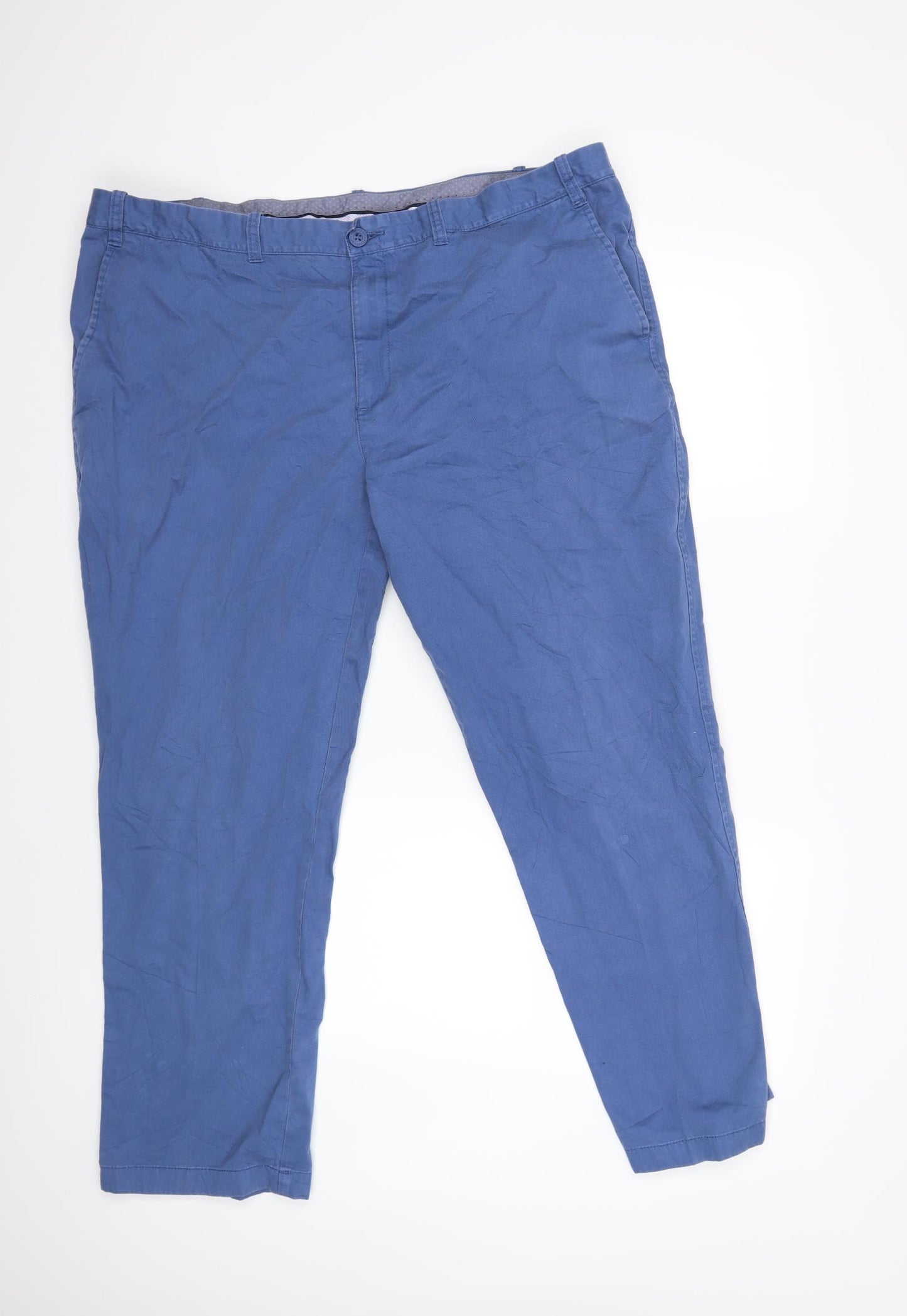 BHS Mens Blue   Chino Trousers Size 44 L29 in