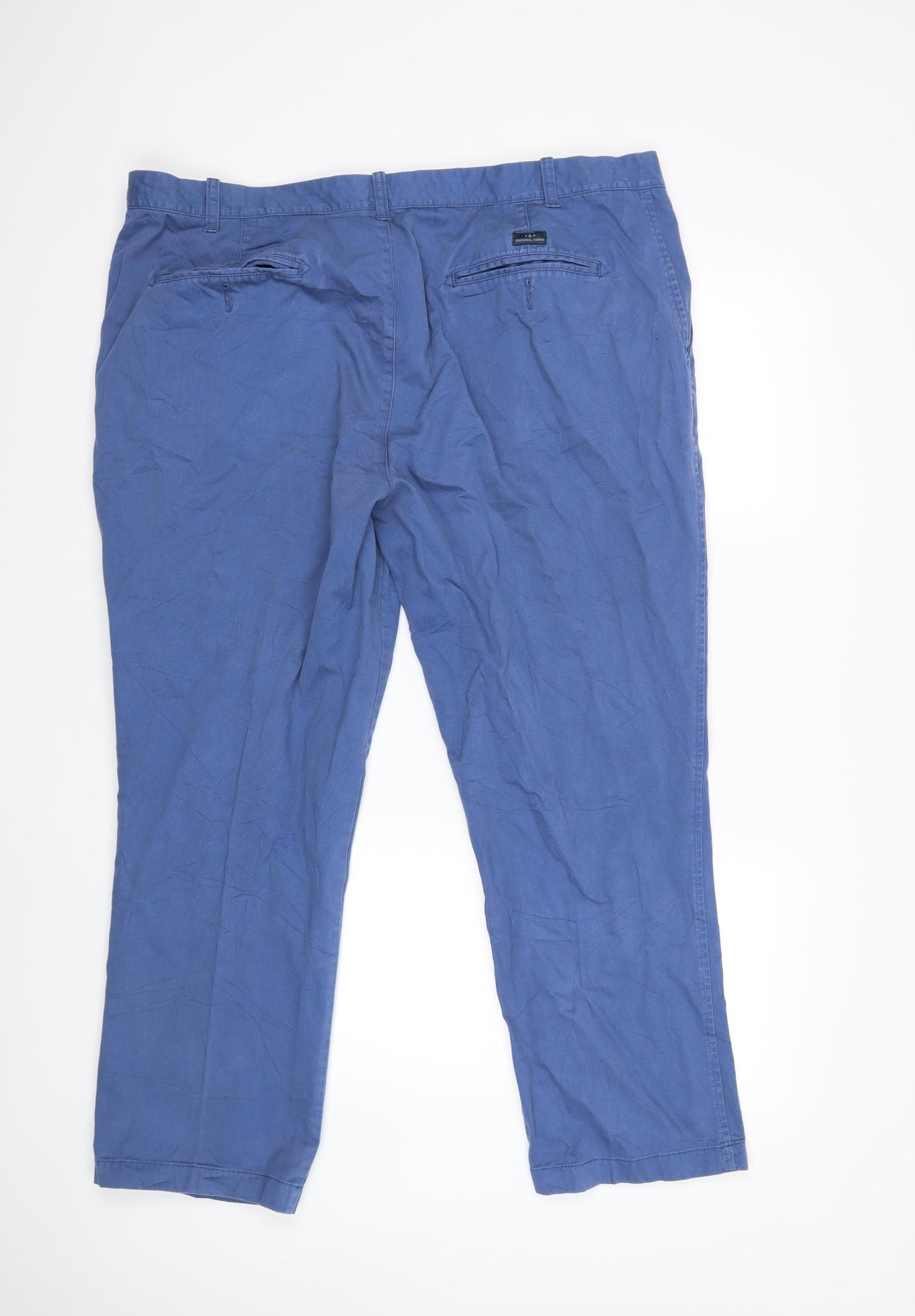 BHS Mens Blue   Chino Trousers Size 44 L29 in