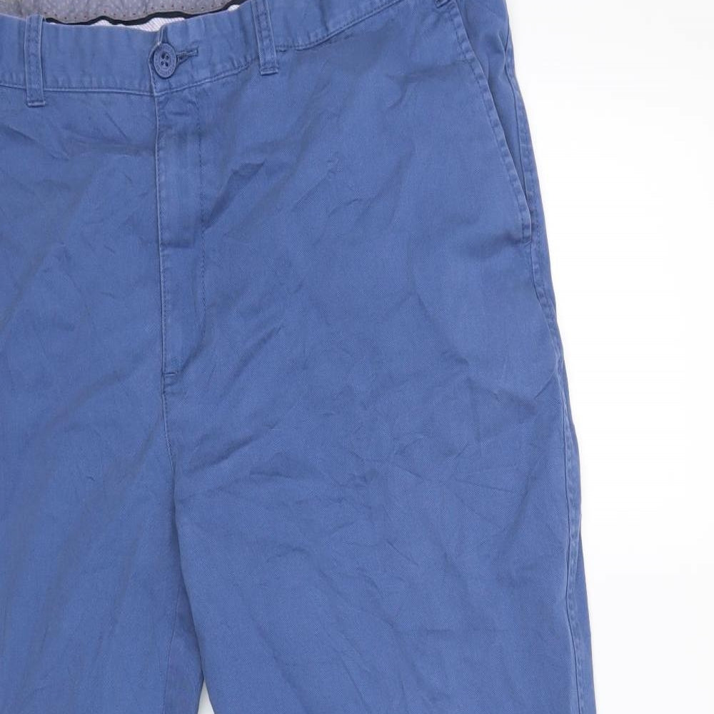 BHS Mens Blue   Chino Trousers Size 44 L29 in