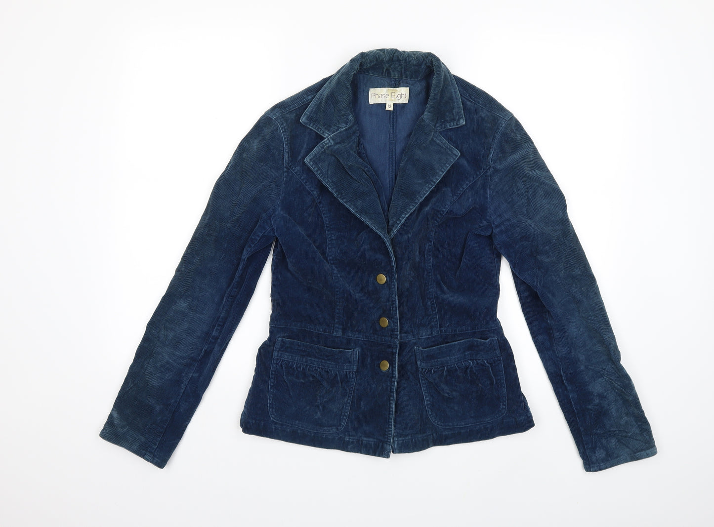 Phase Eight Womens Blue  Corduroy Jacket  Size 12