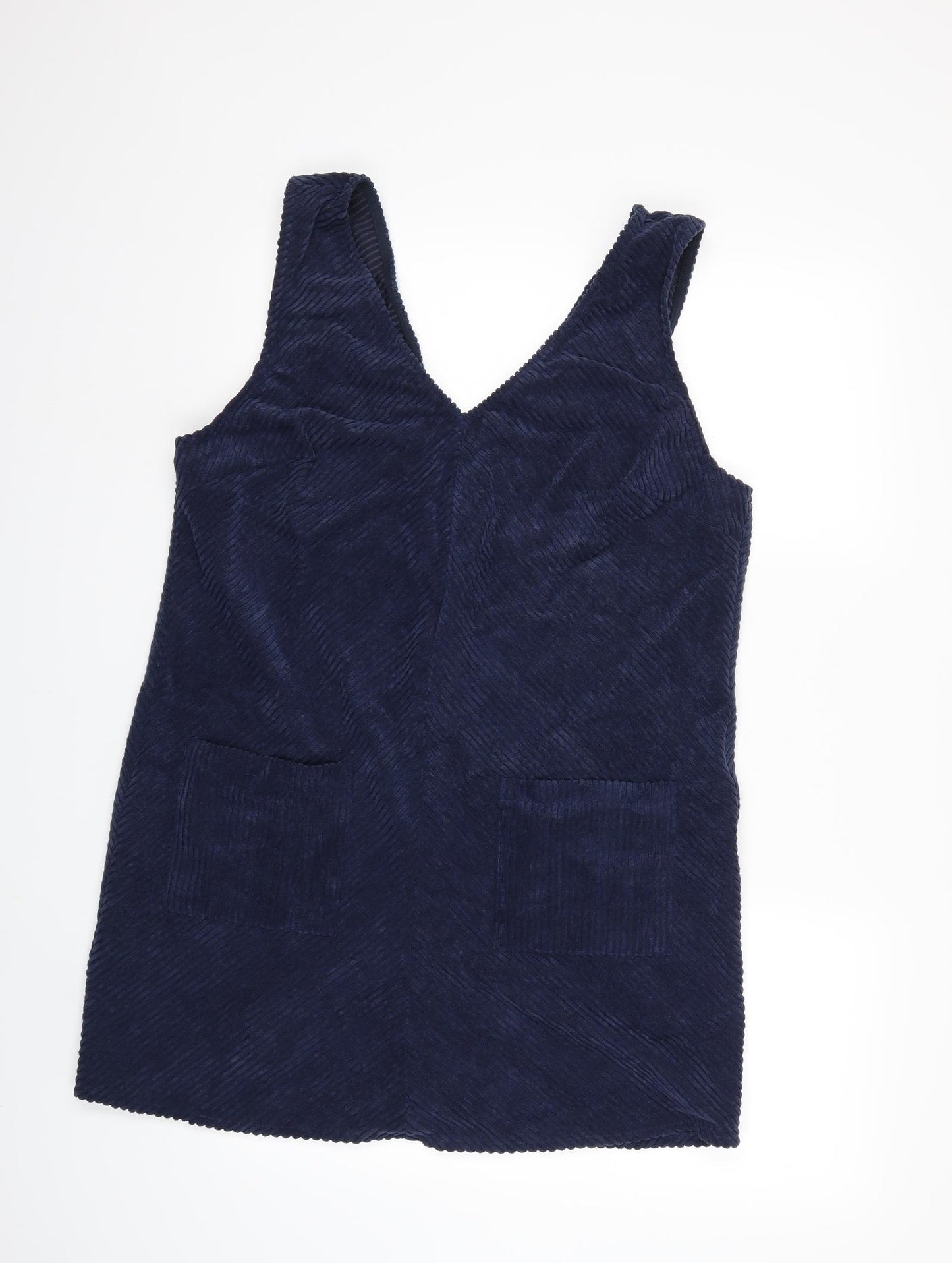 George Womens Blue  Corduroy Pinafore/Dungaree Dress  Size 16