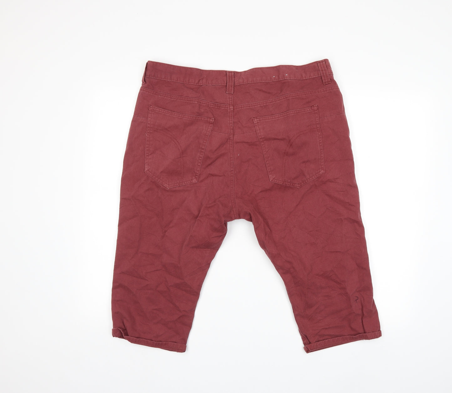 Preworn Mens Red   Chino Shorts Size 36 in