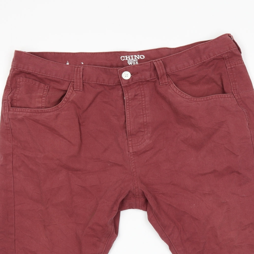 Preworn Mens Red   Chino Shorts Size 36 in