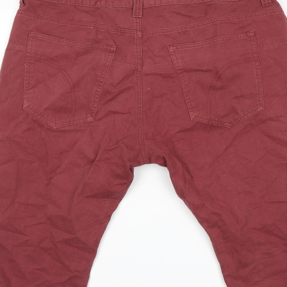 Preworn Mens Red   Chino Shorts Size 36 in