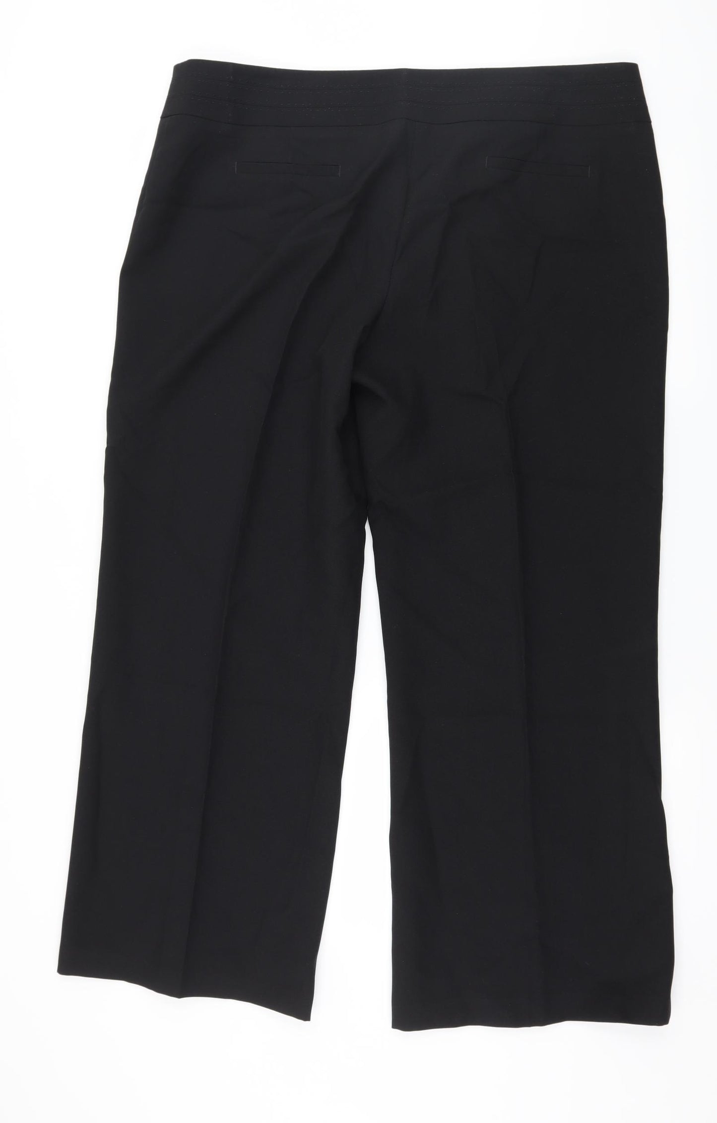 F&F Womens Black   Trousers  Size 18 L29 in