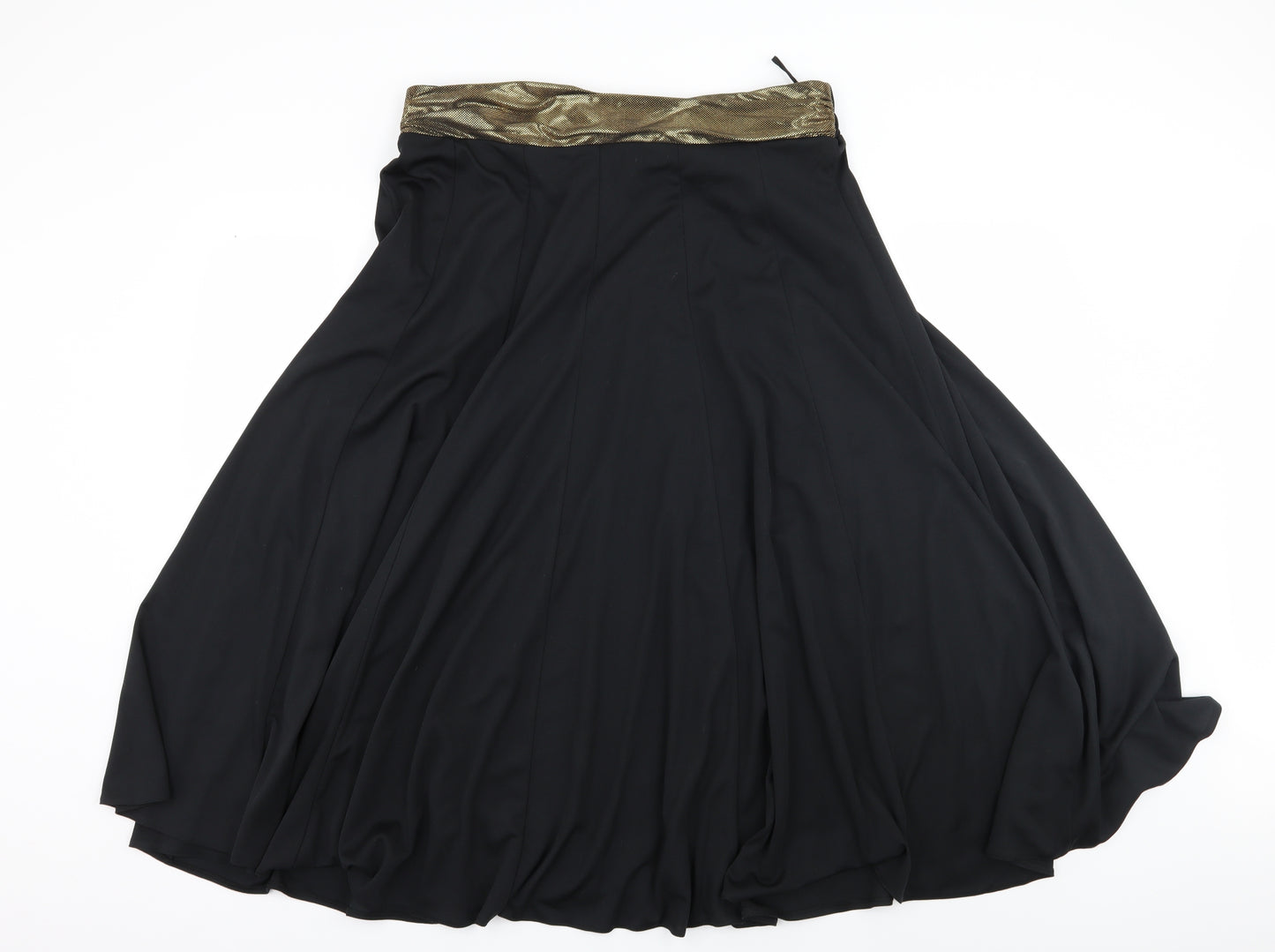 Berkertex Womens Black   Flare Skirt Size 20