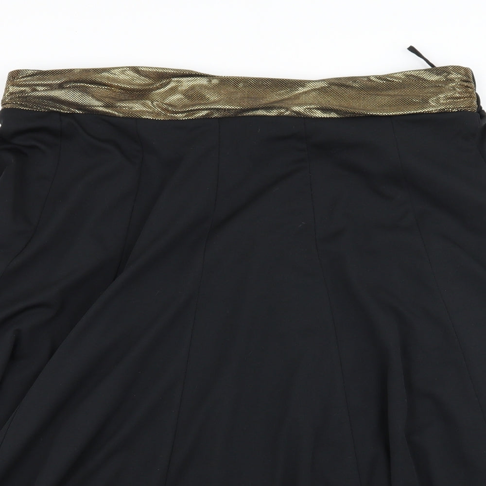 Berkertex Womens Black   Flare Skirt Size 20
