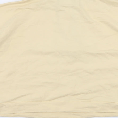 ASOS Womens Yellow  Jersey Pullover Sweatshirt Size 8