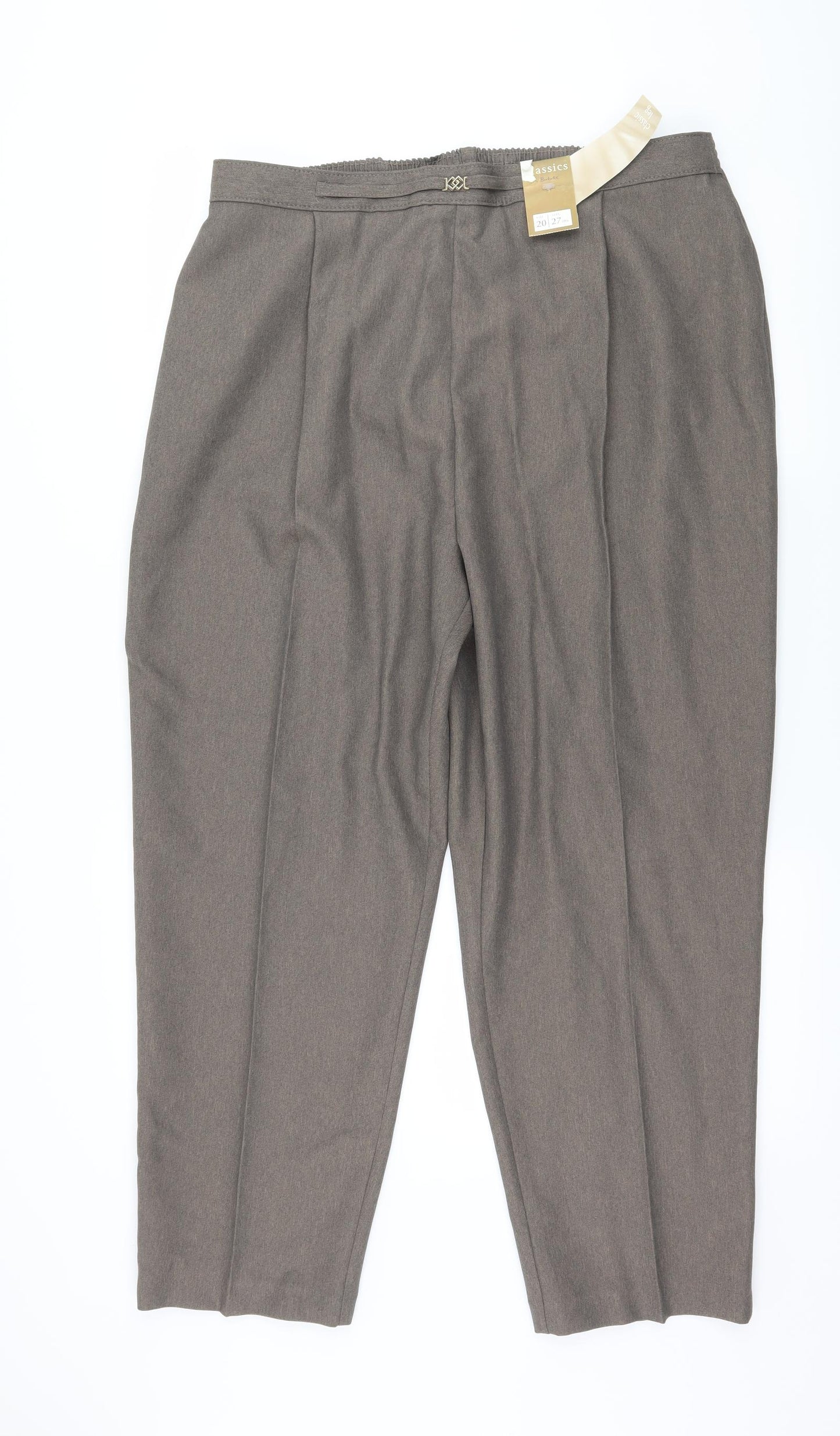 Berkertex Womens Grey   Trousers  Size 20 L27 in