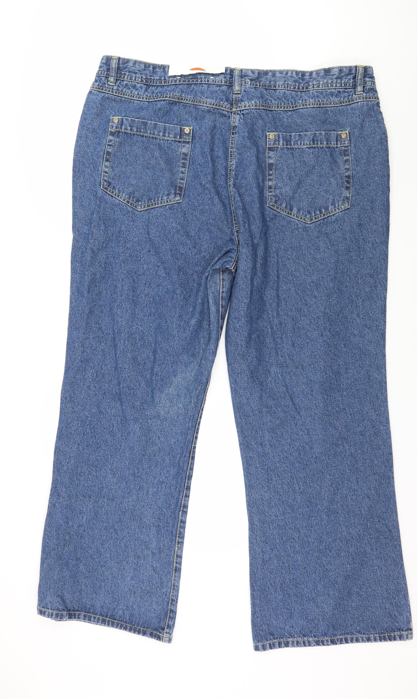 Basics Womens Blue  Denim Straight Jeans Size 20 L29 in