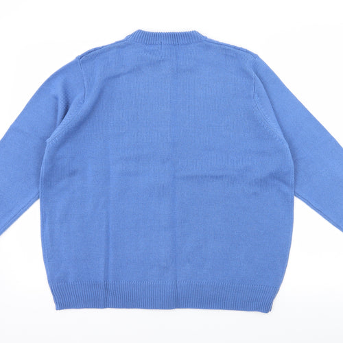 J.Frazer Womens Blue  Knit Cardigan Jumper Size 18