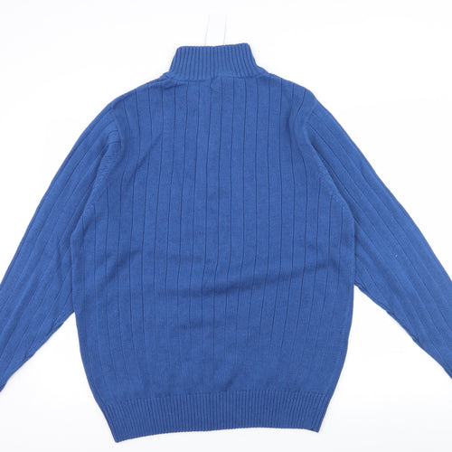 Southbay Mens Blue  Knit Pullover Jumper Size M