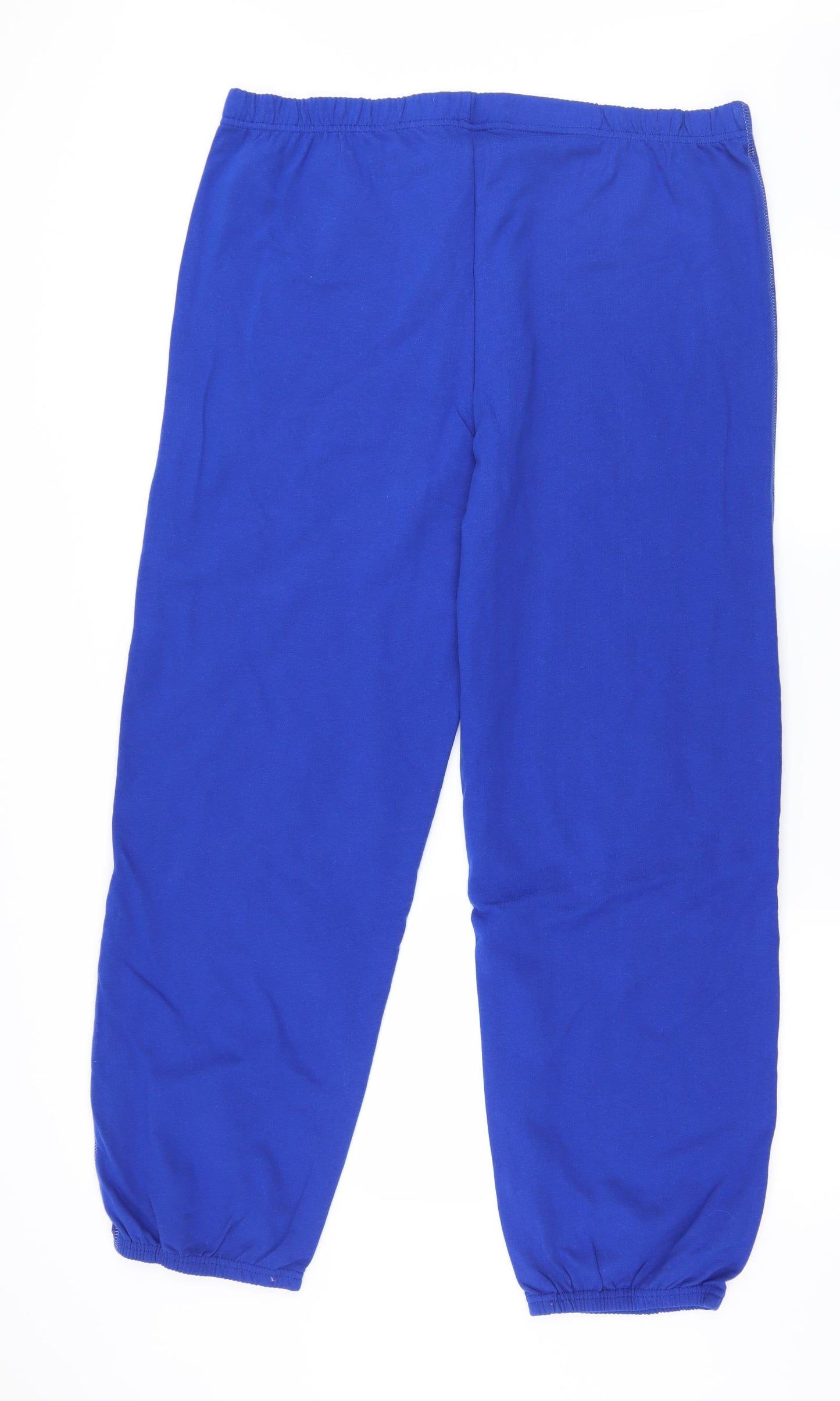 Sorbet Womens Blue  Jersey Jogger Trousers Size 18 L20 in