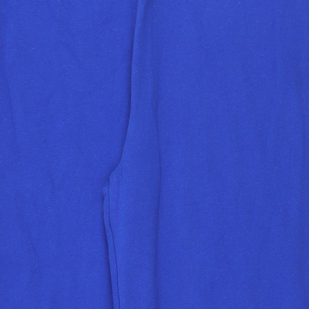 Sorbet Womens Blue  Jersey Jogger Trousers Size 18 L20 in
