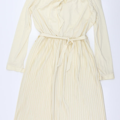 Debenhams Womens Ivory  Jersey Fit & Flare  Size 16