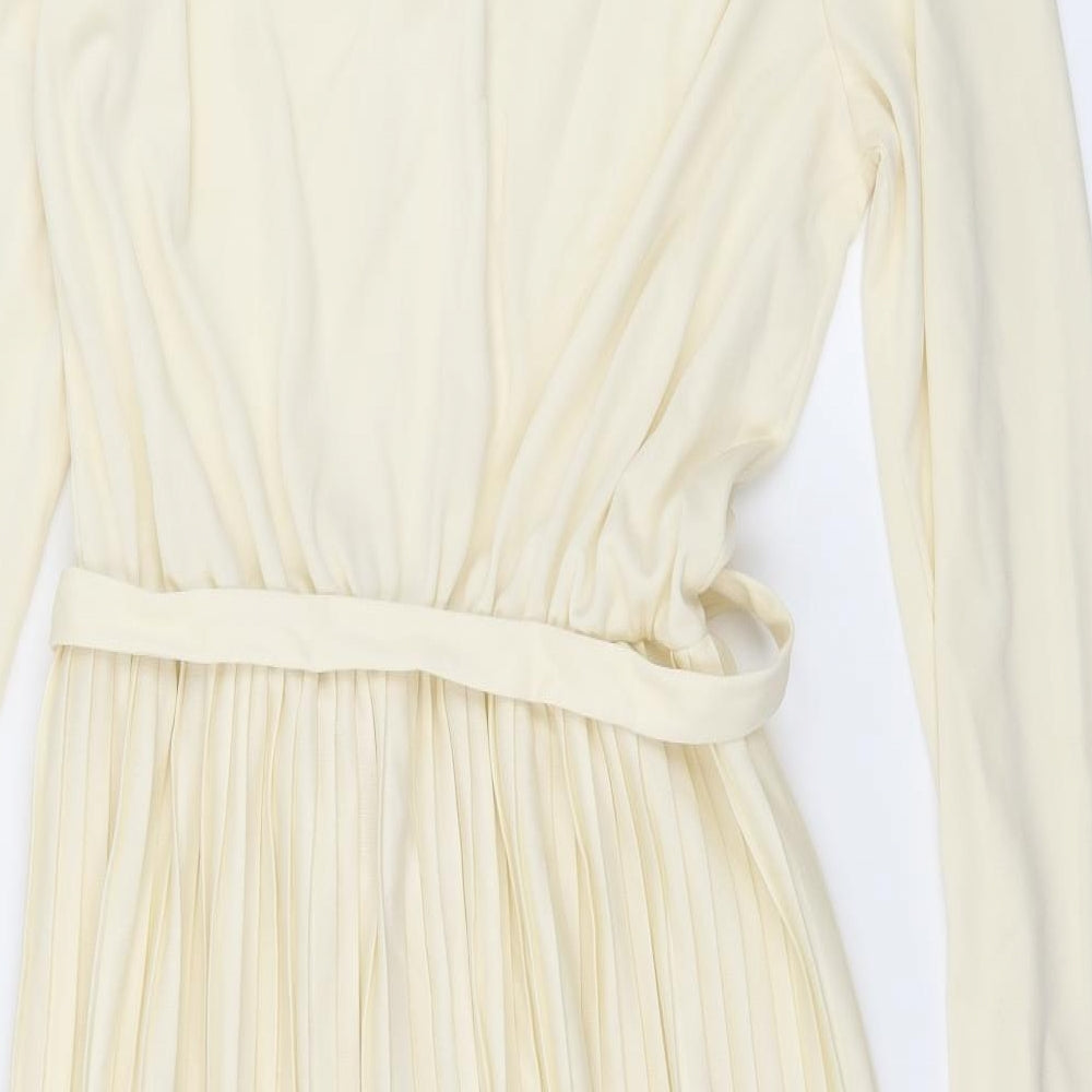 Debenhams Womens Ivory  Jersey Fit & Flare  Size 16