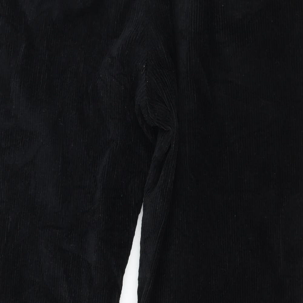 Samuel Windsor Mens Black  Corduroy Trousers  Size 38 in L29 in