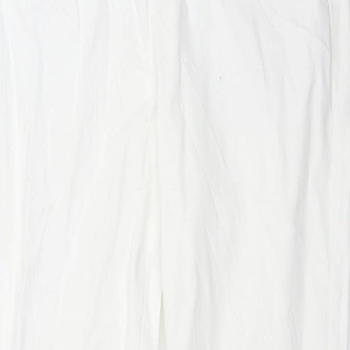 Dorothy Perkins Womens White  Denim Skinny Jeans Size 10 L29 in