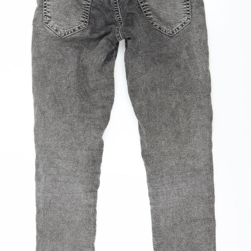Miss Selfridge Womens Green  Denim Skinny Jeans Size 6 L26 in - Acid wash