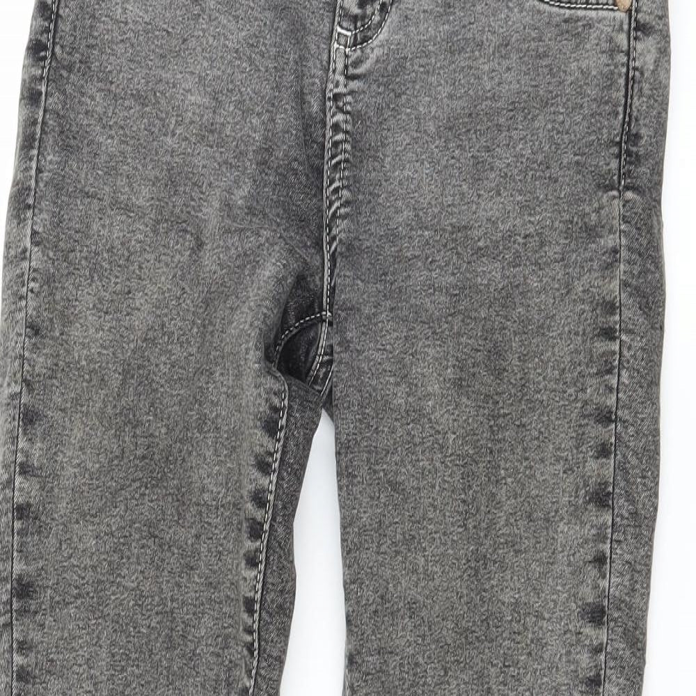 Miss Selfridge Womens Green  Denim Skinny Jeans Size 6 L26 in - Acid wash